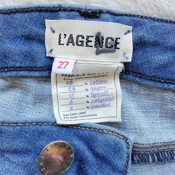 L'AGENCE Kow Rise Skinny Leg Jeans - Picture 5 of 5